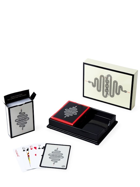 Jonathan Adler: Eden lacquered card set - Ivory - ecraft_0 | Luisa Via Roma