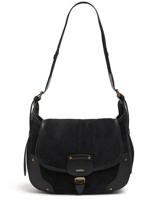 Isabel Marant: Sierra suede shoulder bag - women_0 | Luisa Via Roma