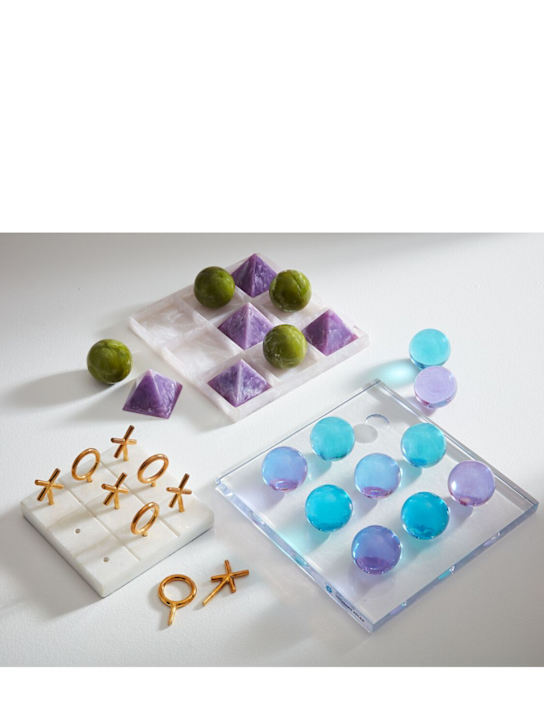Jonathan Adler: Tres en raya Mustique - Púrpura/Verde - ecraft_1 | Luisa Via Roma