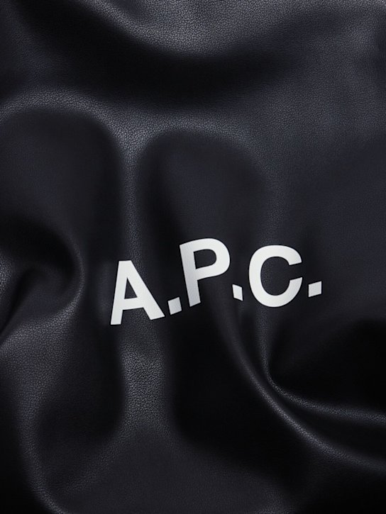 A.P.C.: Small Ninon faux leather tote bag - women_3 | Luisa Via Roma