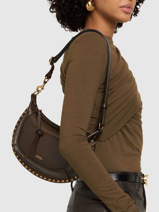 Isabel Marant: Oskan Moon レザーショルダーバッグ - women_1 | Luisa Via Roma