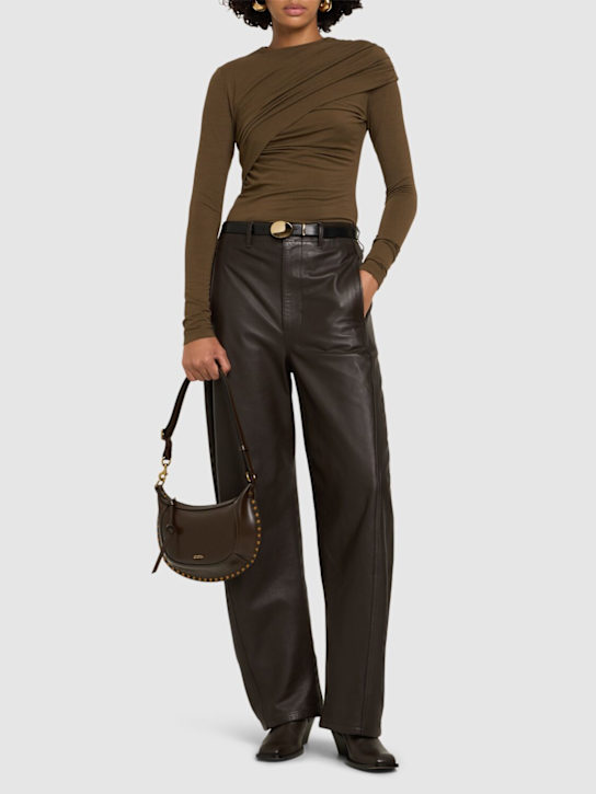 Isabel Marant: Asna wool blend jersey top - women_1 | Luisa Via Roma