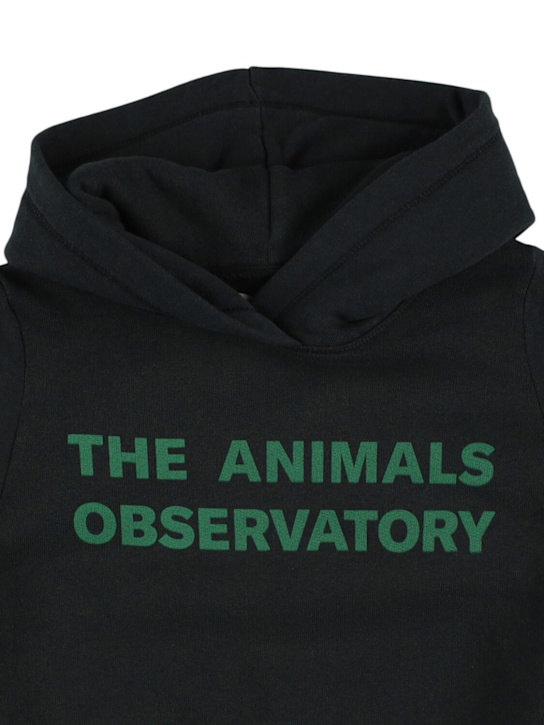 The Animals Observatory: Taurus hooded cotton sweatshirt - kids-girls_1 | Luisa Via Roma