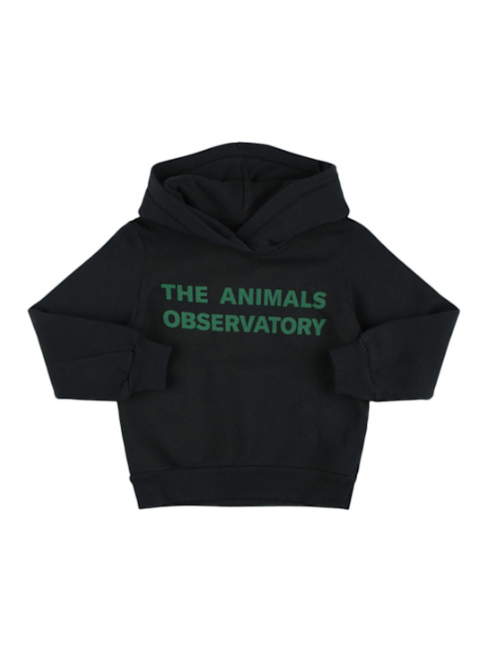 The Animals Observatory: Taurus hooded cotton sweatshirt - kids-girls_0 | Luisa Via Roma