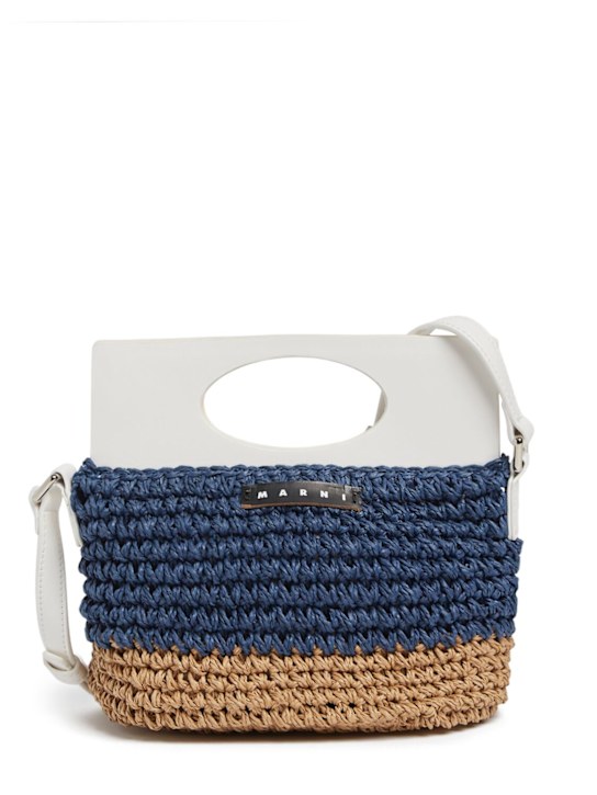 Marni Junior: ラフィア風バスケットバッグ - kids-girls_0 | Luisa Via Roma