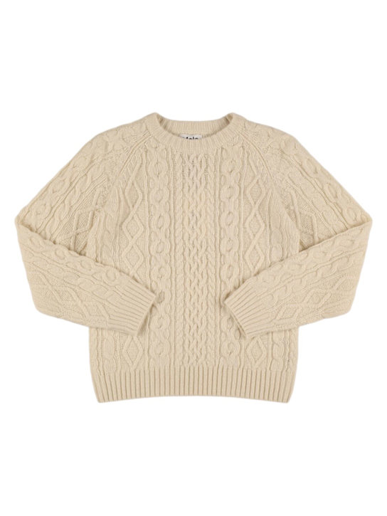Molo: Pull-over en maille de laine mélangée - kids-boys_0 | Luisa Via Roma