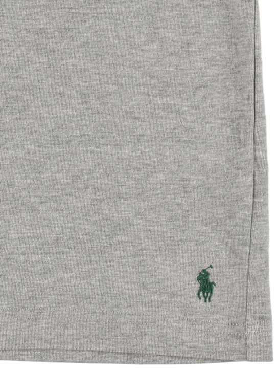 Polo Ralph Lauren: T-shirt e pantaloni in twill di cotone con stampa - kids-boys_1 | Luisa Via Roma