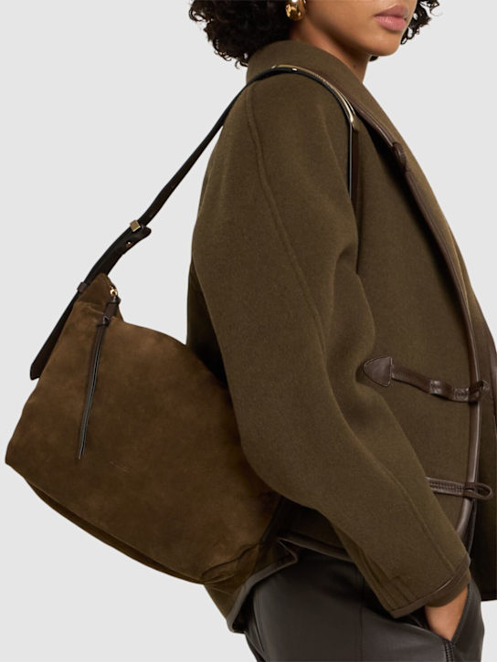 Isabel Marant: Leyden suede shoulder bag - women_1 | Luisa Via Roma