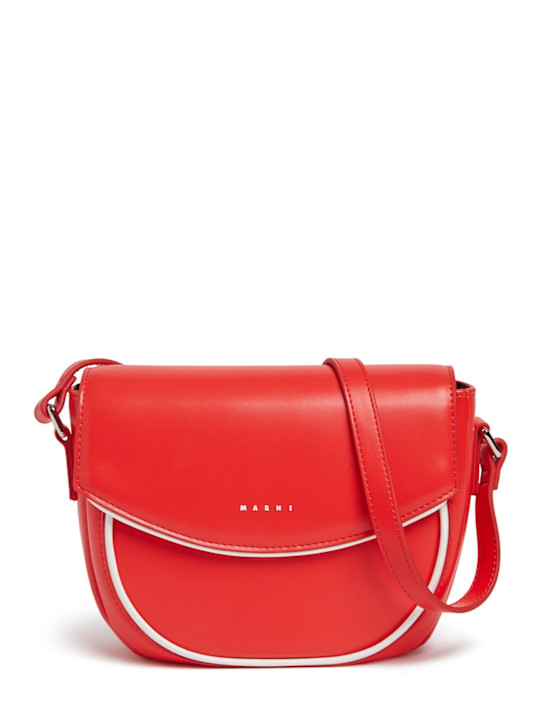 Marni Junior: Borsa a spalla con logo - Rosso - kids-girls_0 | Luisa Via Roma
