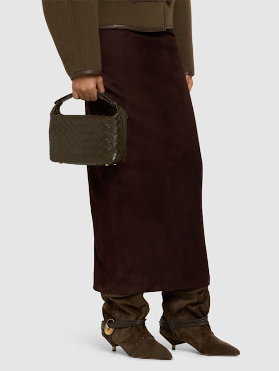 Isabel Marant: 45mm Edrika suede boots - women_1 | Luisa Via Roma