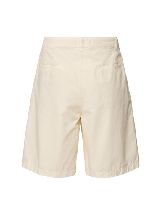 ASPESI: Cotton canvas Bermuda shorts - 85043 - men_3 | Luisa Via Roma