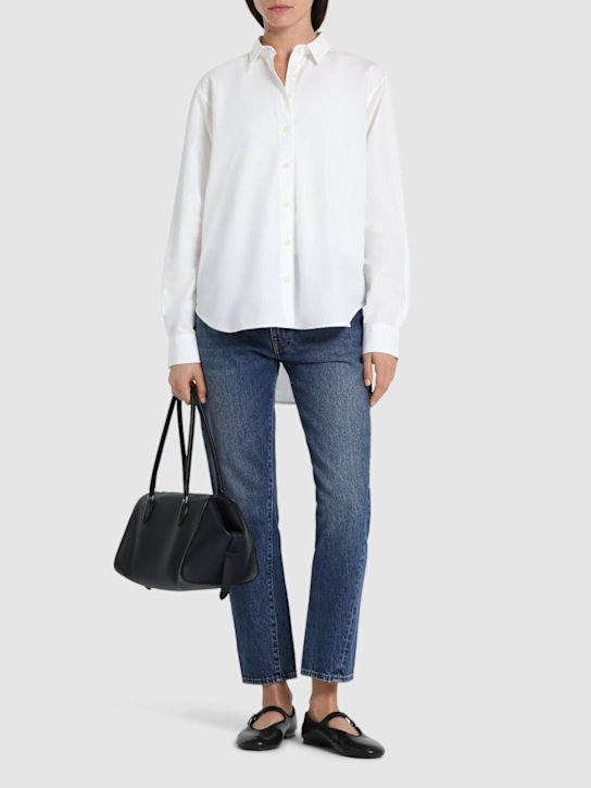 Toteme: Signature crisp cotton shirt - women_1 | Luisa Via Roma