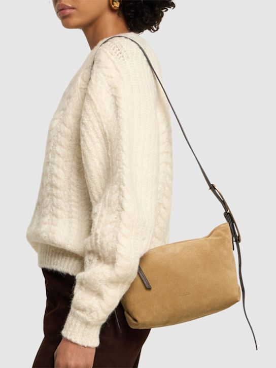 Isabel Marant: Mini Leyden スエードショルダーバッグ - women_1 | Luisa Via Roma