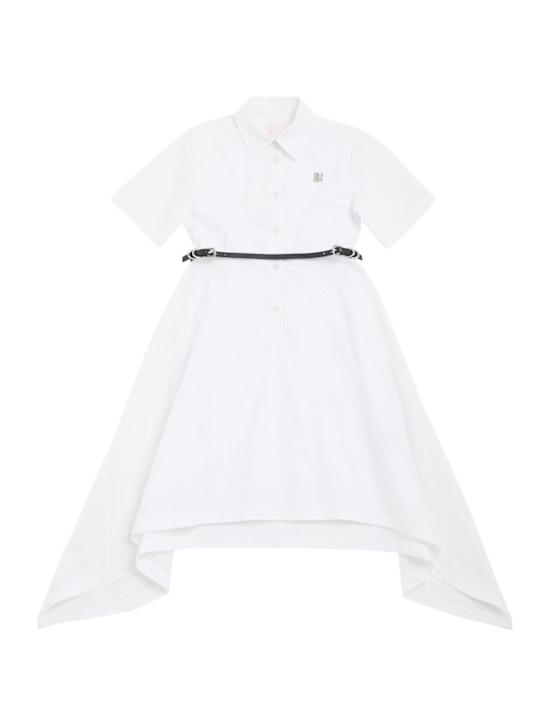 Givenchy: Vestito in popeline di cotone - kids-girls_0 | Luisa Via Roma