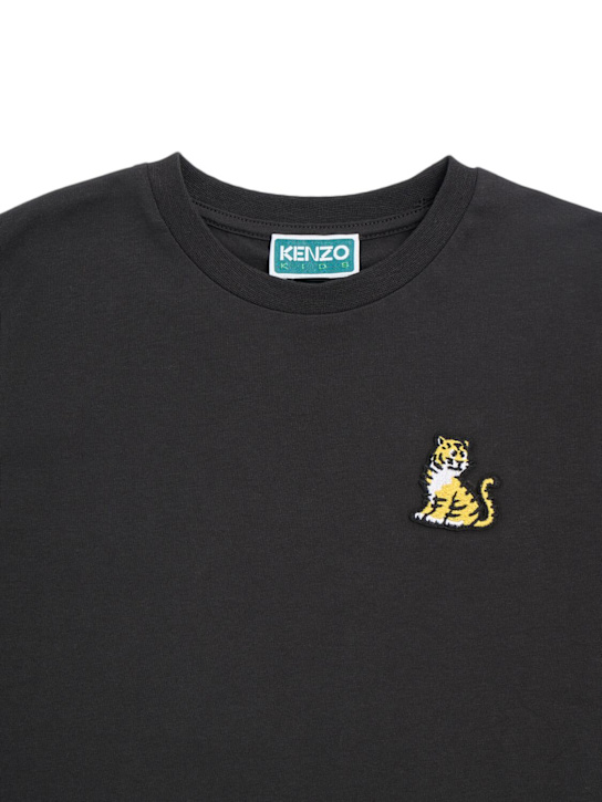 Kenzo Kids: コットンジャージーTシャツ - kids-boys_1 | Luisa Via Roma