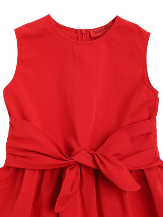 MAX&Co.: Vestito in cotone - Rosso - kids-girls_1 | Luisa Via Roma
