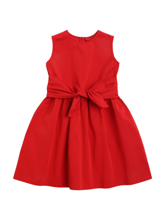 MAX&Co.: Vestito in cotone - Rosso - kids-girls_0 | Luisa Via Roma