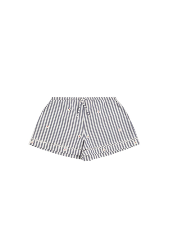 MAX&Co.: Shorts Daisy in cotone con ricami - Multicolore - kids-girls_0 | Luisa Via Roma