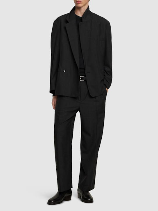 Lemaire: Maxi double breast jacket - men_1 | Luisa Via Roma