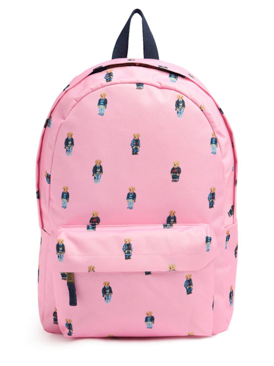 Polo Ralph Lauren: Zaino Oxford in poliestere con logo - kids-boys_0 | Luisa Via Roma