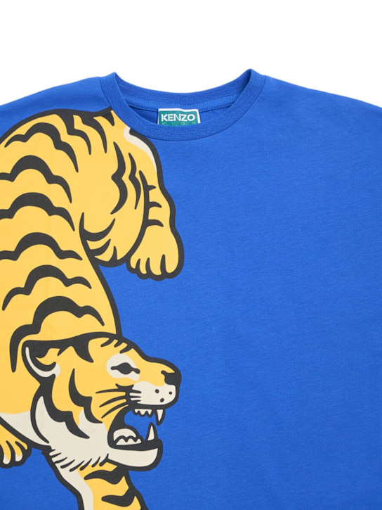 Kenzo Kids: コットンジャージーTシャツ - kids-boys_1 | Luisa Via Roma