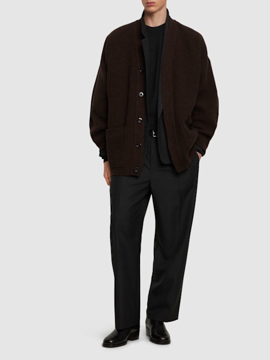Lemaire: Felted cardi coat - men_1 | Luisa Via Roma