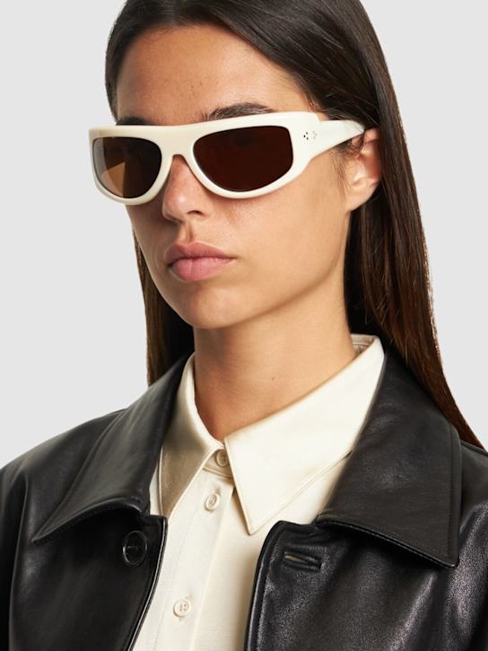 Port Tanger: Fayaz acetate sunglasses w/ tobacco lens - Beige - women_2 | Luisa Via Roma