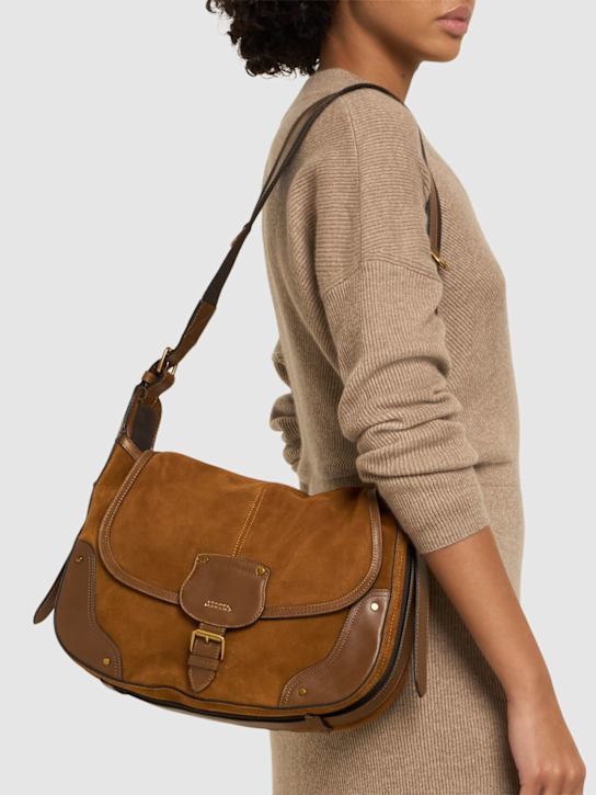 Isabel Marant: Sierra suede shoulder bag - women_1 | Luisa Via Roma