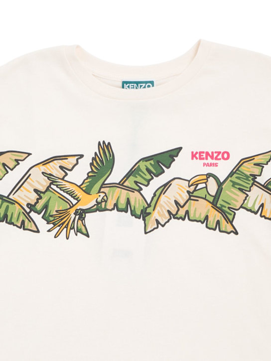Kenzo Kids: コットンジャージーTシャツ - kids-boys_1 | Luisa Via Roma