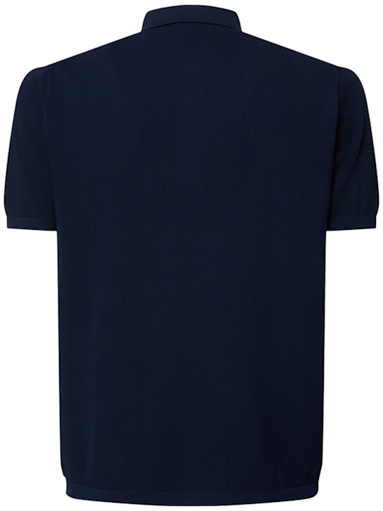 ASPESI: Mod. m062 piquet polo - Blue - men_3 | Luisa Via Roma
