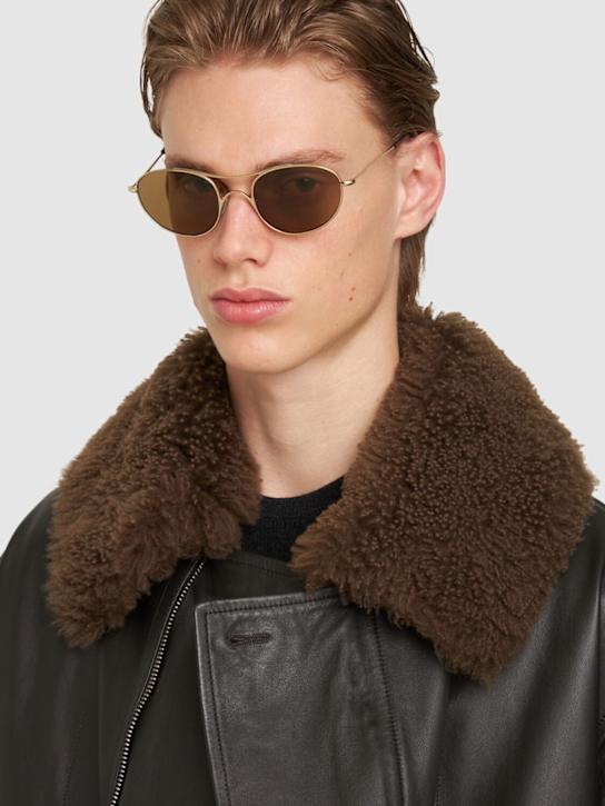 Our Legacy: Occhiali da sole Zwan - Marrone - men_1 | Luisa Via Roma