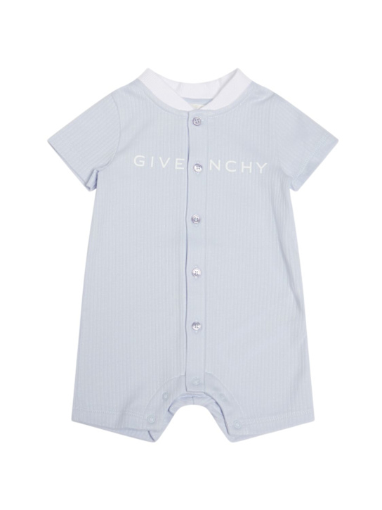 Givenchy: Tutina in jersey di cotone - kids-boys_0 | Luisa Via Roma