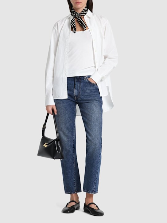 Toteme: Scoop neck ribbed tank top - women_1 | Luisa Via Roma