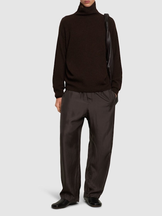 Lemaire: Felted high neck sweater - men_1 | Luisa Via Roma