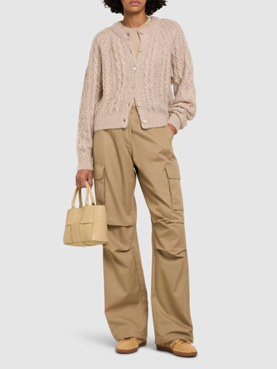 Marant Etoile: Ery wool blend knit cardigan - women_1 | Luisa Via Roma