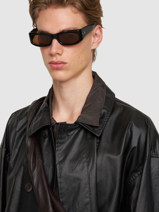 Port Tanger: Saudade II acetate sunglasses - Black - men_2 | Luisa Via Roma