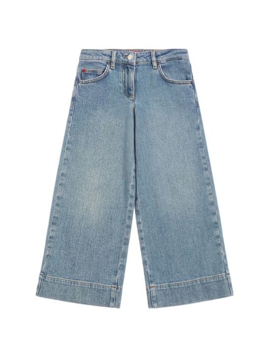 MAX&Co.: Jeans larghi cropped in denim - kids-girls_0 | Luisa Via Roma