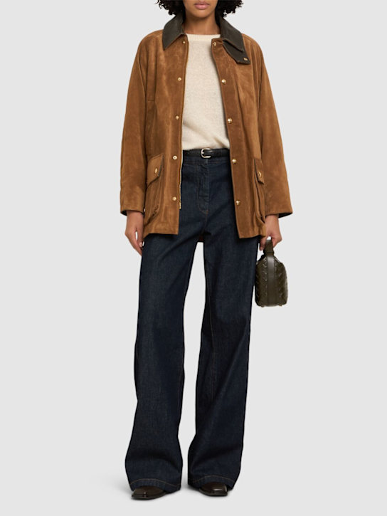 Nili Lotan: Kedem suede jacket - women_1 | Luisa Via Roma