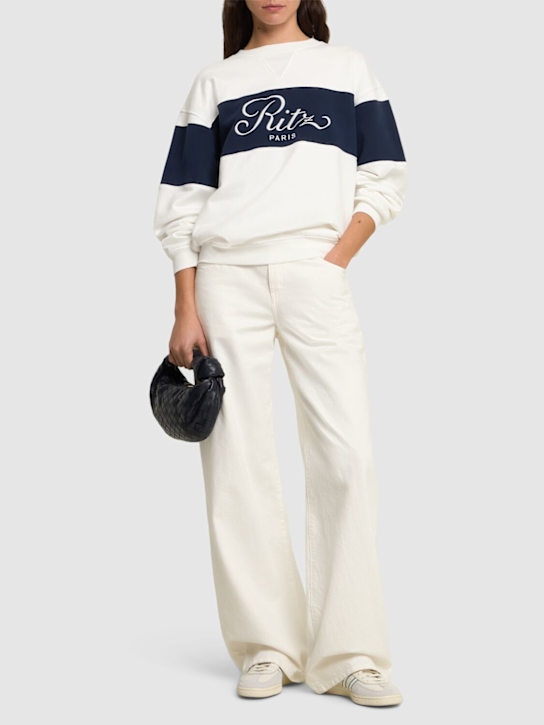 Frame: Ritz sport cotton sweatshirt - women_1 | Luisa Via Roma
