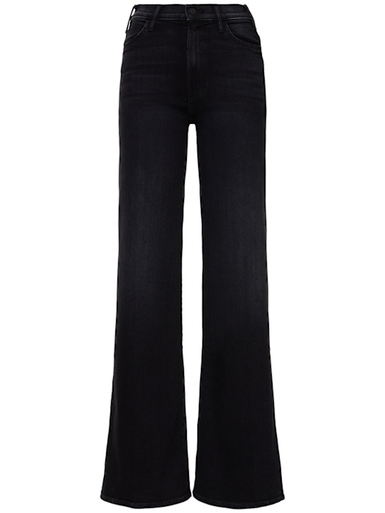 Mother: The Hustler Roller high rise flare jeans - women_0 | Luisa Via Roma