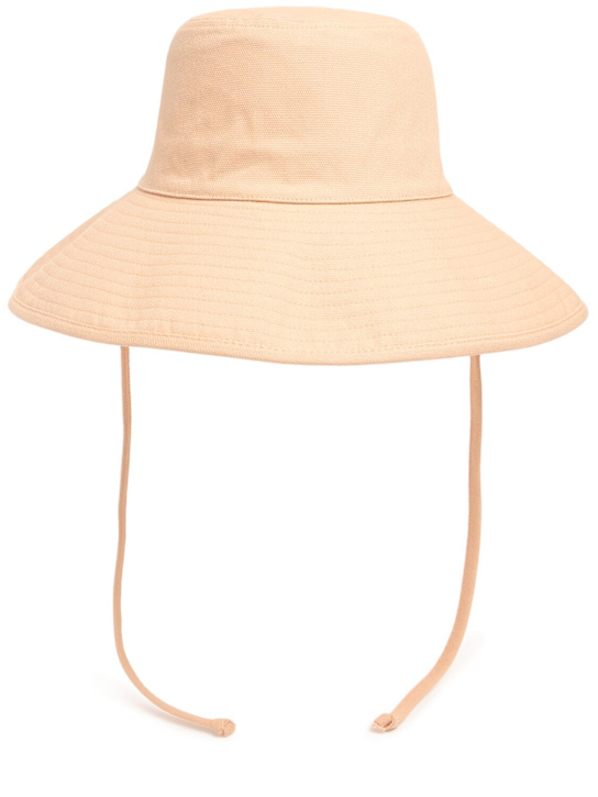 LACK OF COLOR: Holiday canvas bucket hat - Dusty Rose - women_0 | Luisa Via Roma