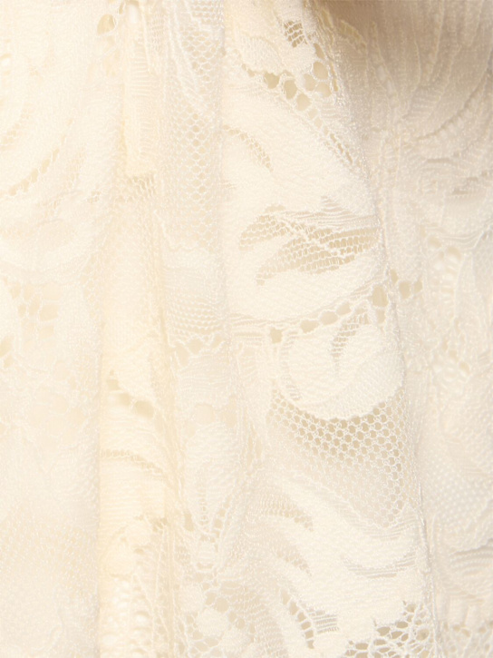 Rabanne: Lace top - White - women_4 | Luisa Via Roma