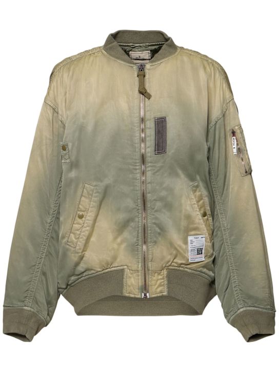 Mihara Yasuhiro: Giacca aviator vintage in misto cotone - Khaki - men_0 | Luisa Via Roma