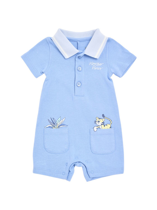 Kenzo Kids: Polo en jersey de coton - kids-boys_0 | Luisa Via Roma