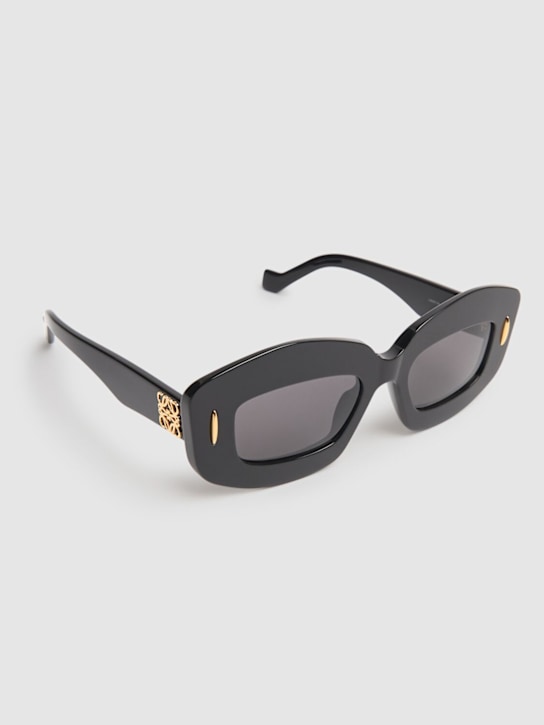Loewe: Chunky Anagram acetate sunglasses - Black - men_1 | Luisa Via Roma