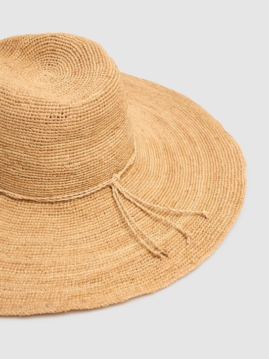 LACK OF COLOR: Drift ultrawide fedora hat - Natural - women_3 | Luisa Via Roma
