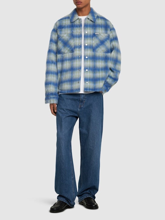 Represent: Textured overshirt - men_1 | Luisa Via Roma