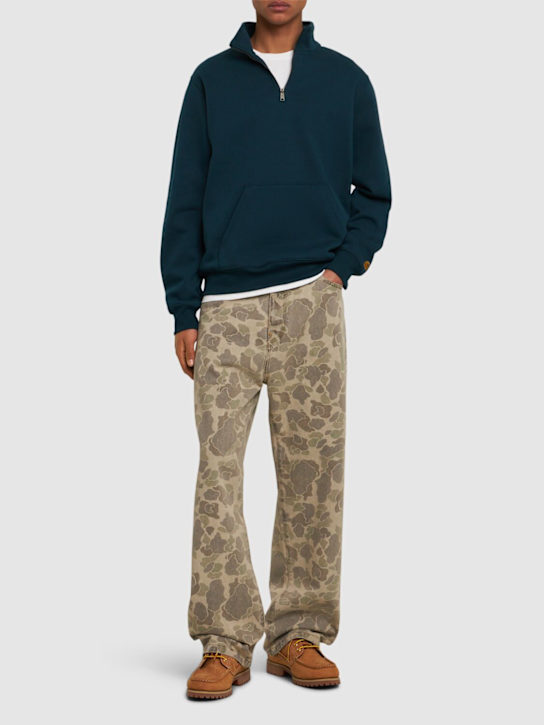 Carhartt WIP: Chase cotton blend hoodie - men_1 | Luisa Via Roma