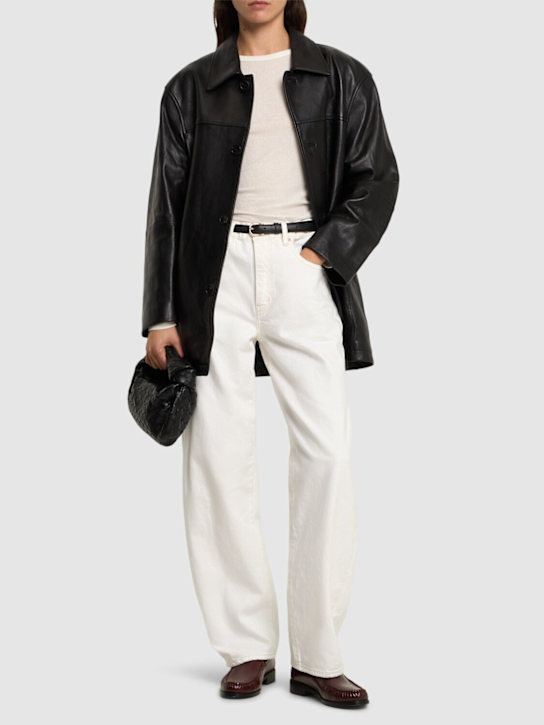 Frame: Low slung barrel jeans - women_1 | Luisa Via Roma