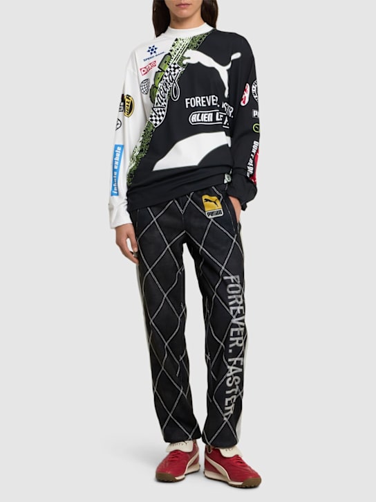 PUMA: A$AP Rocky distressed sweatpants - women_1 | Luisa Via Roma